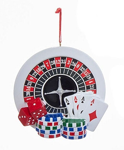 Game of Chance Ornament -  Roulette - Shelburne Country Store