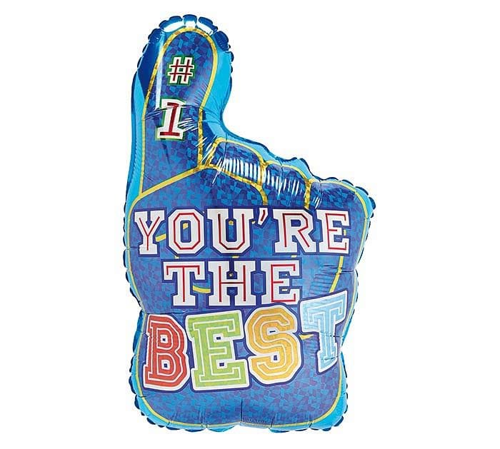 You're The Best Foil Shaped Balloon - Shelburne Country Store