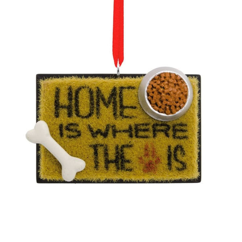 Hallmark Dog Welcome Mat Ornament - Shelburne Country Store