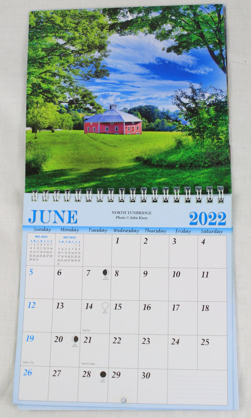 Vermont 2022 Mini Wall Calendar - Shelburne Country Store