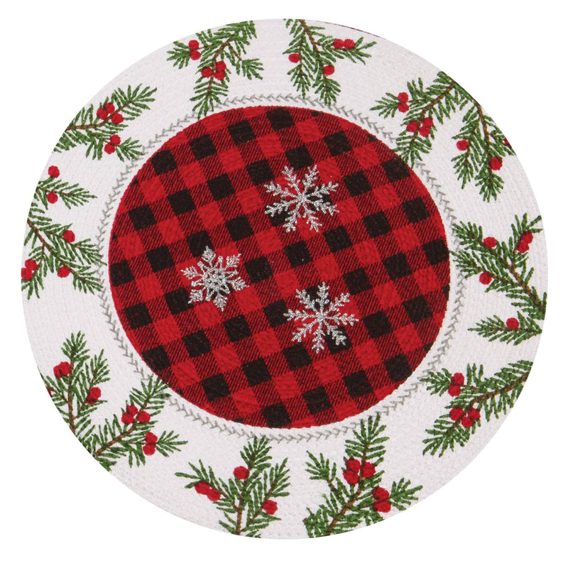 Buffalo Lodge Braided Placemat - Shelburne Country Store