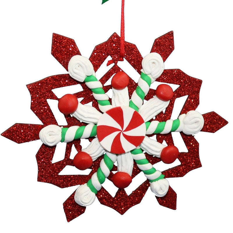 Candy Snowflake - Red - Shelburne Country Store