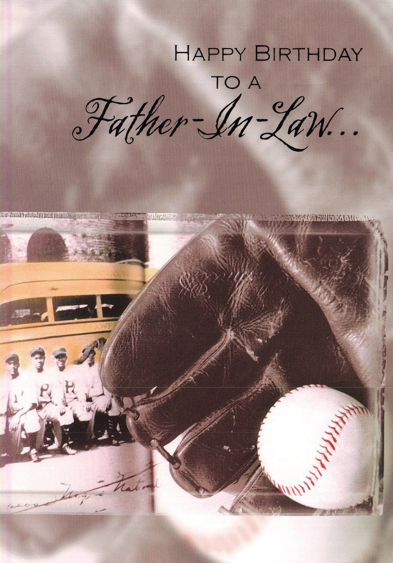 Father in Law Birthday baseball glove - Shelburne Country Store