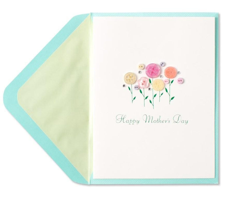 Flower Buttons Mothers Day Card - Shelburne Country Store