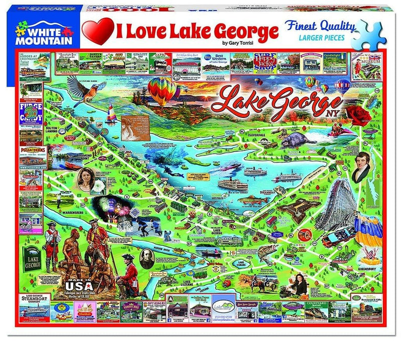 Lake George - 1000 Piece Jigsaw Puzzle - Shelburne Country Store