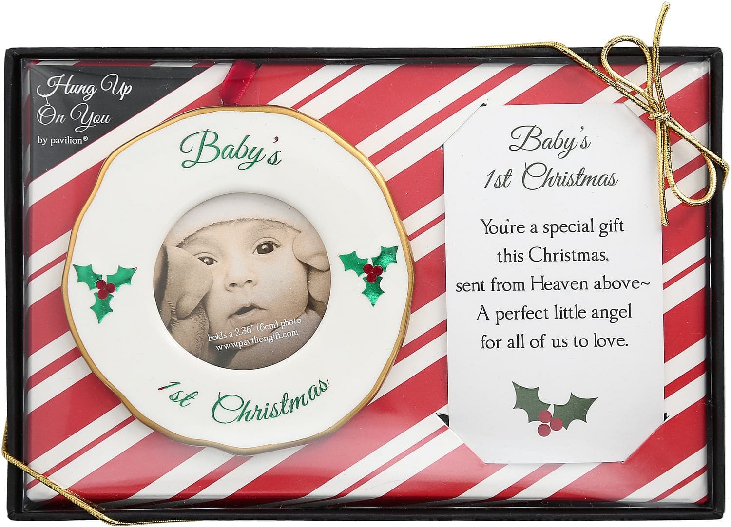Photo Frame Ornament - Baby's First Christmas - Shelburne Country Store