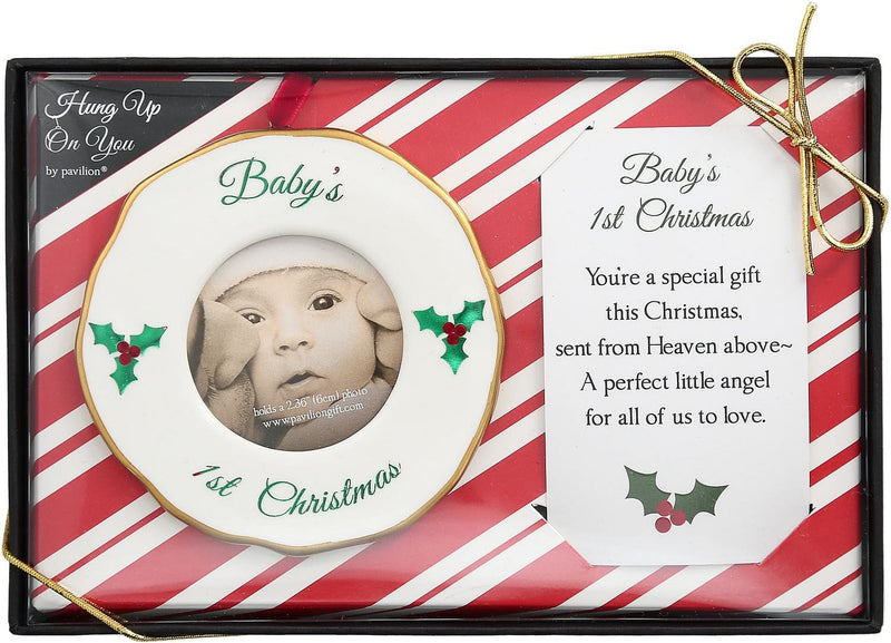 Photo Frame Ornament - Baby's First Christmas - Shelburne Country Store