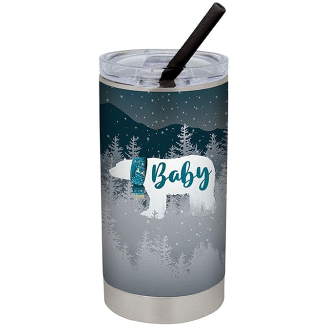 Baby Bear 12oz Tumbler With Straw - Shelburne Country Store