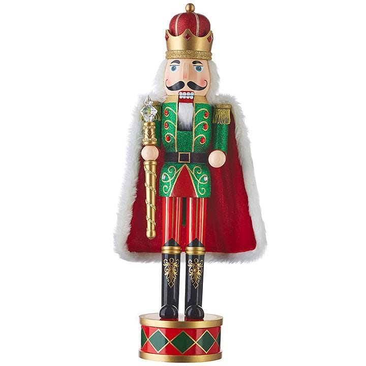 Classic Nutcracker with Cape - 24" - Shelburne Country Store
