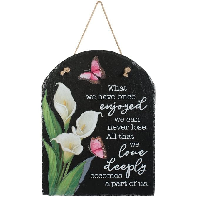 Love Deeply Slate Garden Plaque - Shelburne Country Store