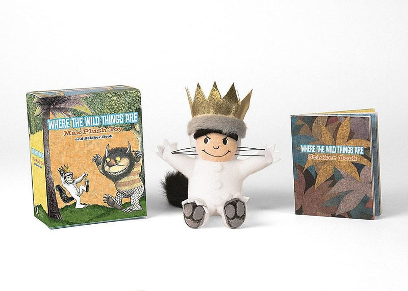 Where The Wild Things Are: Max Plush Toy And Sticker Book (Miniature Editions) - Shelburne Country Store