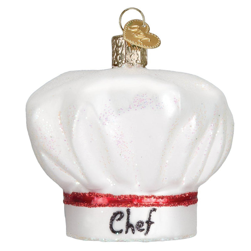 Chef Hat Glass Ornament - Shelburne Country Store