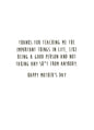 Mom You're  Mothers Day Card - Shelburne Country Store