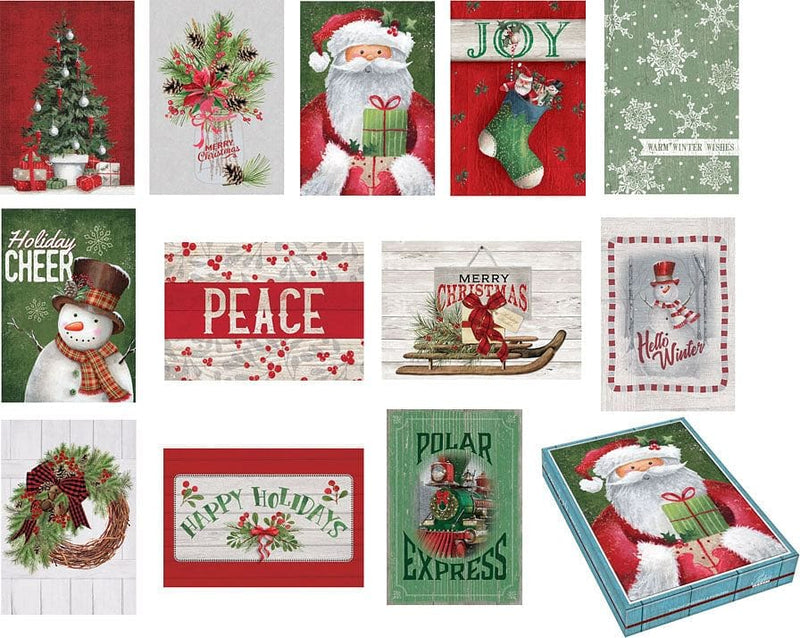 Country Christmas (2020) Boxed Card 20 Piece - - Shelburne Country Store