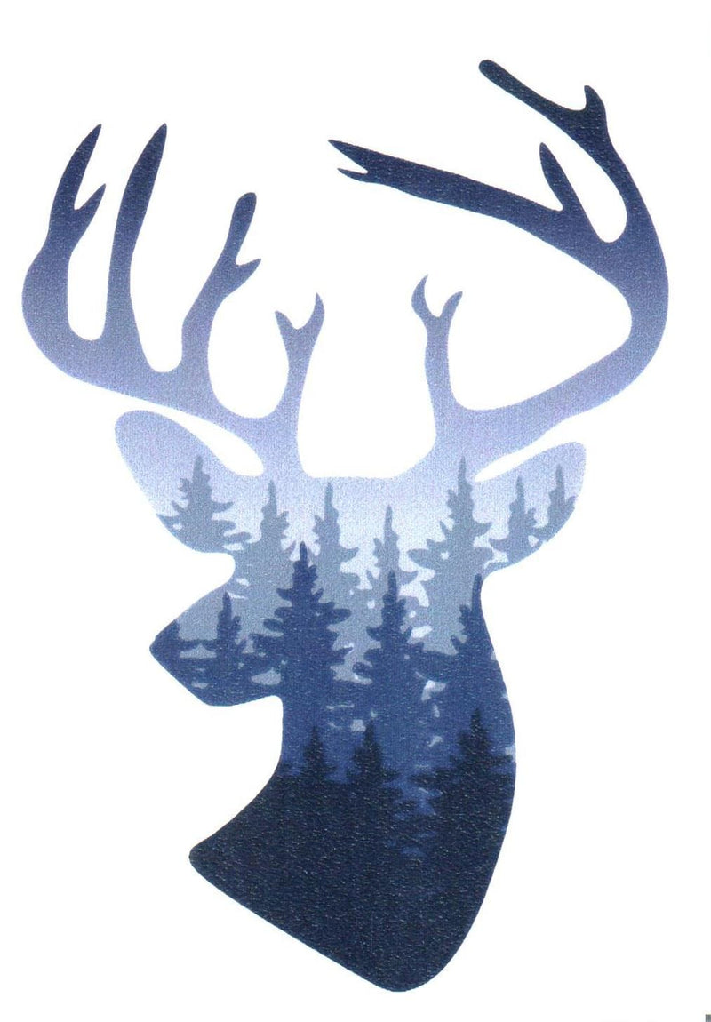 Deer Head Silhouette Sticker - Shelburne Country Store