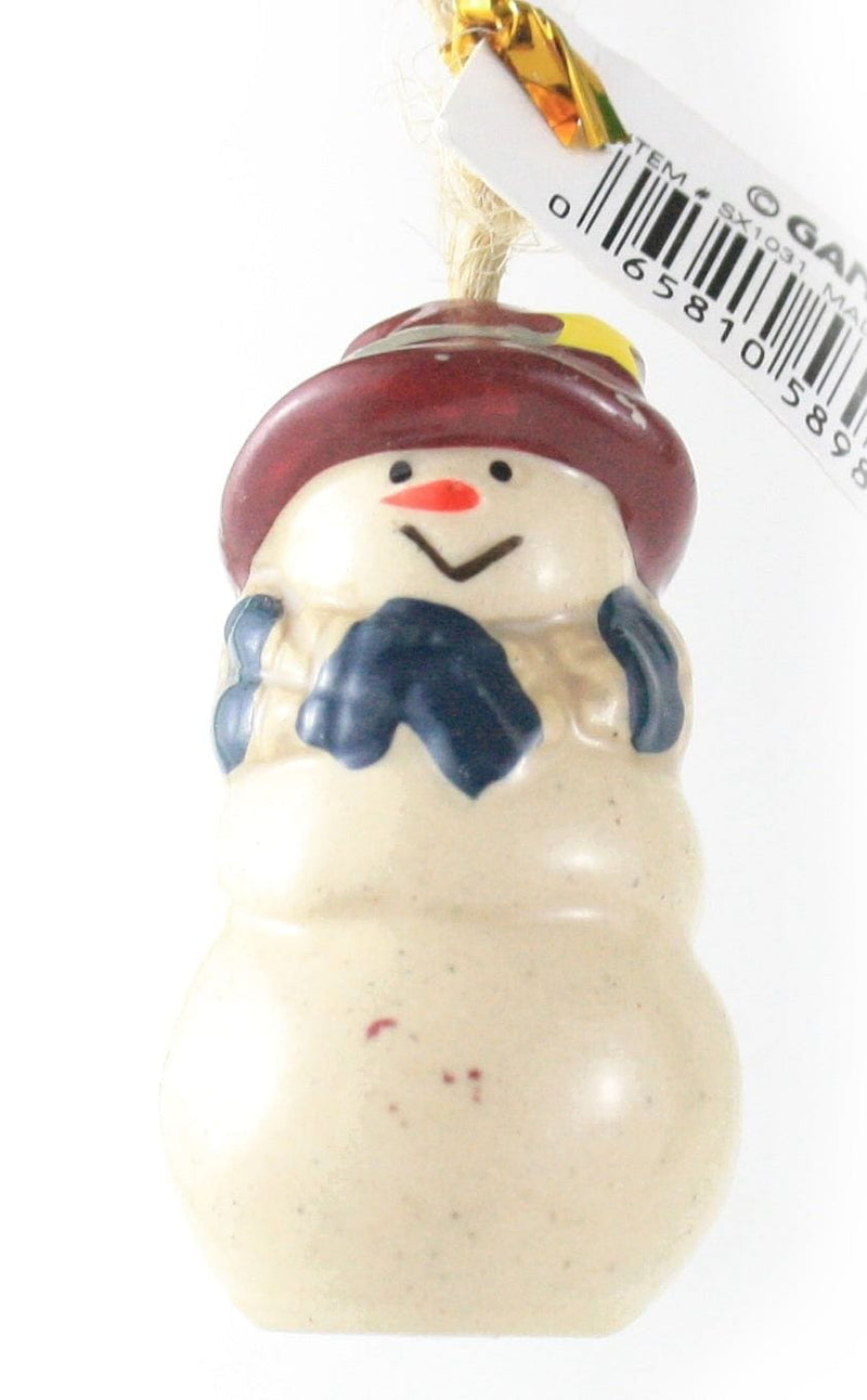 Ceramic Snowman Ornament - Blank - Shelburne Country Store