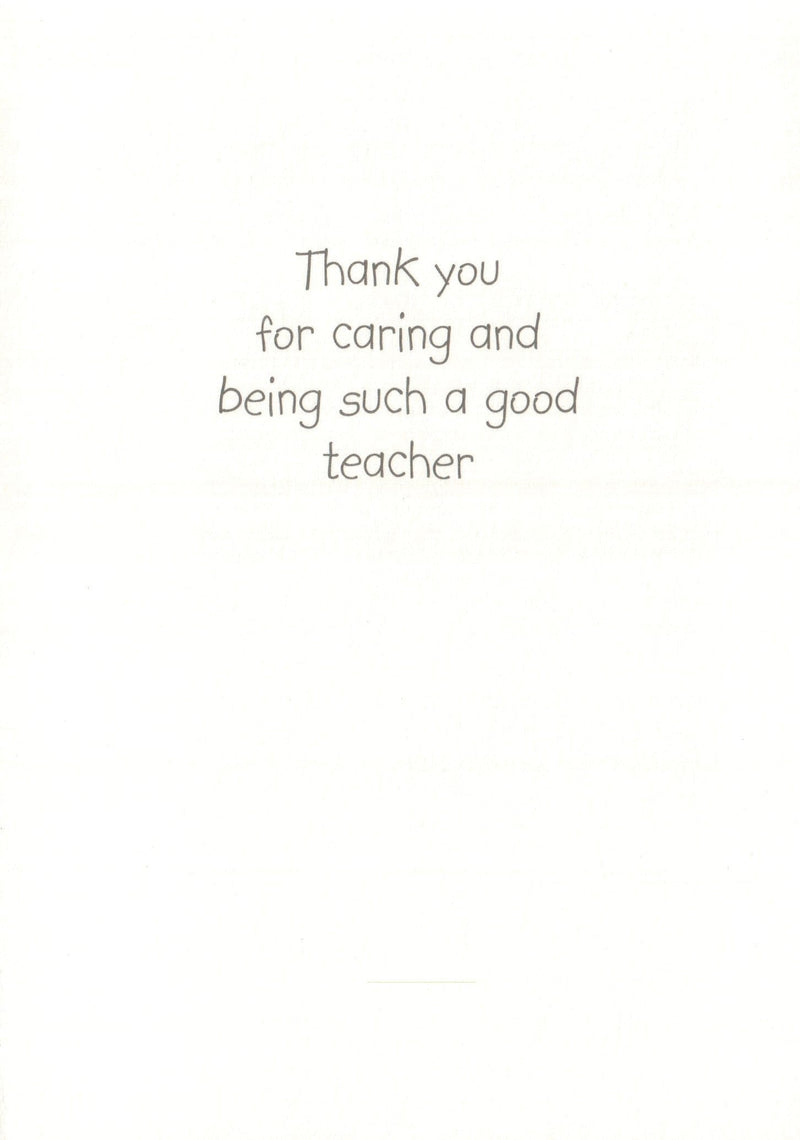 Thank You Card - Caring Teacher - Shelburne Country Store