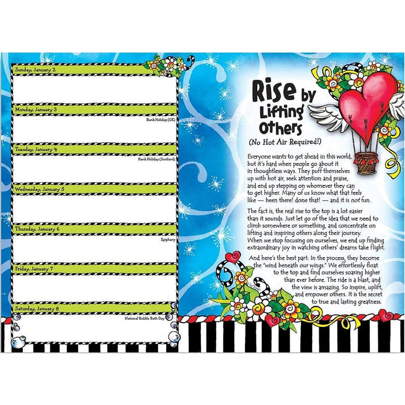2022 Weekly Planner Suzy Toronto Rise By Lifting Others - Shelburne Country Store