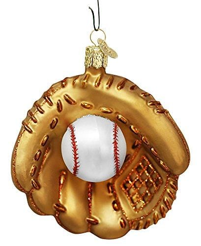 Old World Christmas Baseball Mitt Glass Ornament - Shelburne Country Store