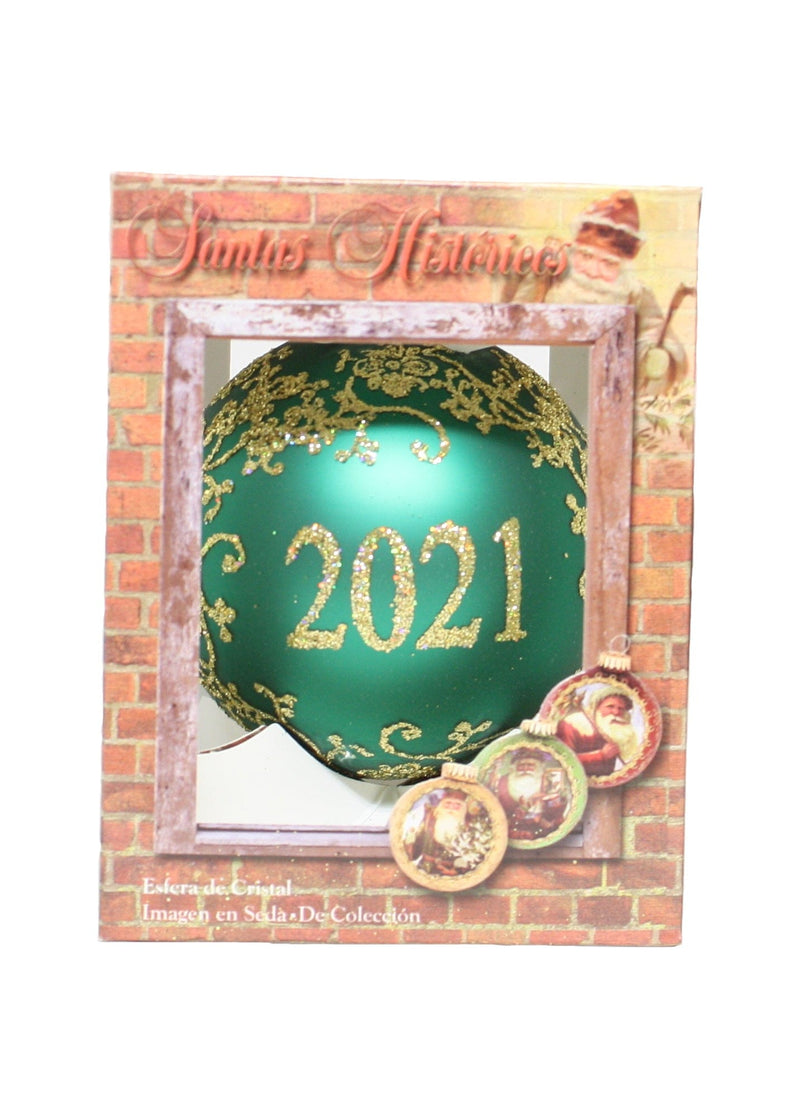 Historic Santa on Silk 2021 Ornament -  1912 Sint Niklaes - Shelburne Country Store
