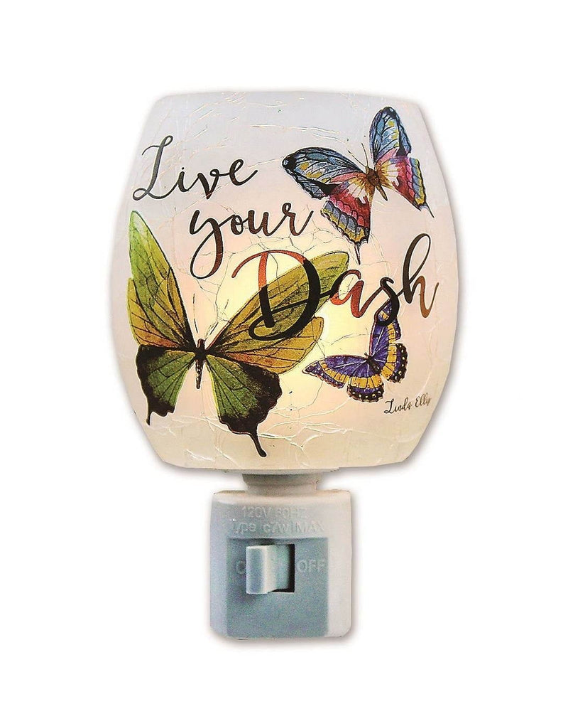 Live Your Dash - Nightlight - Butterfly - Shelburne Country Store