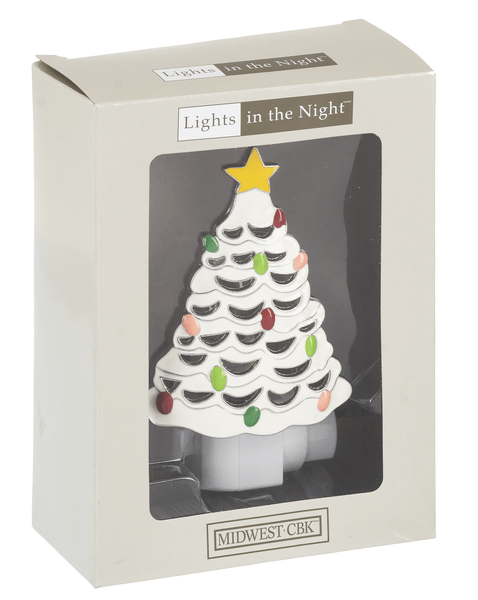 Retro Christmas Tree Night Light - Shelburne Country Store