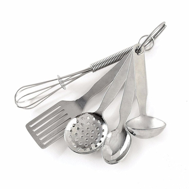 Norpro 3090D Ornament Mini Cooking Serving Utensils And Whisk 5 Pc Set - Shelburne Country Store