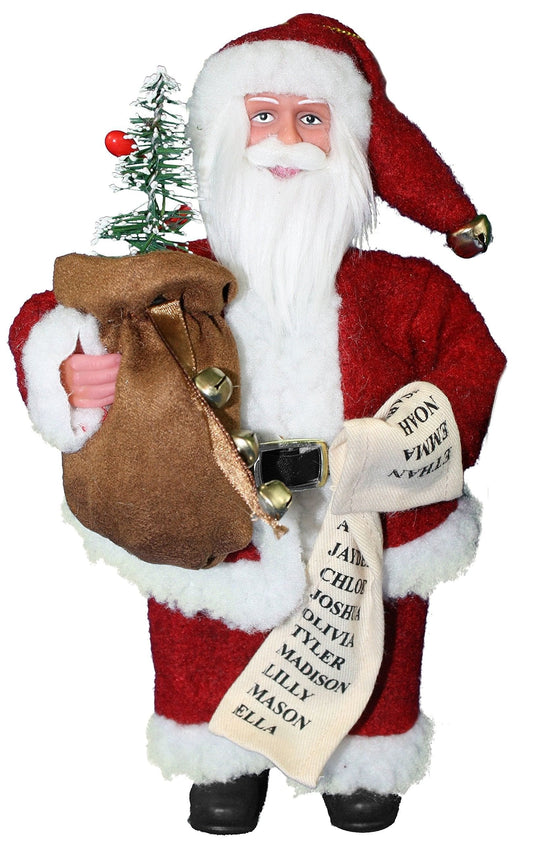 Kris Kringle Santa Ornament - 9" - Shelburne Country Store