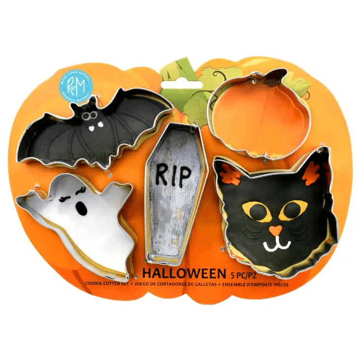 Halloween Cookie 5 PC Cutter Set - Shelburne Country Store