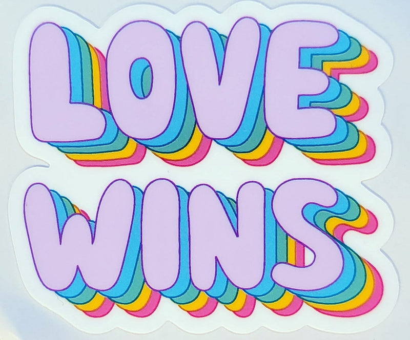 Love Wins Sticker - Shelburne Country Store