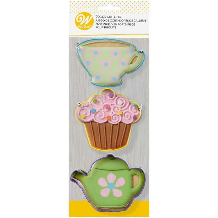 Tea Party Cookie Cutter 3 Piece Set - Shelburne Country Store