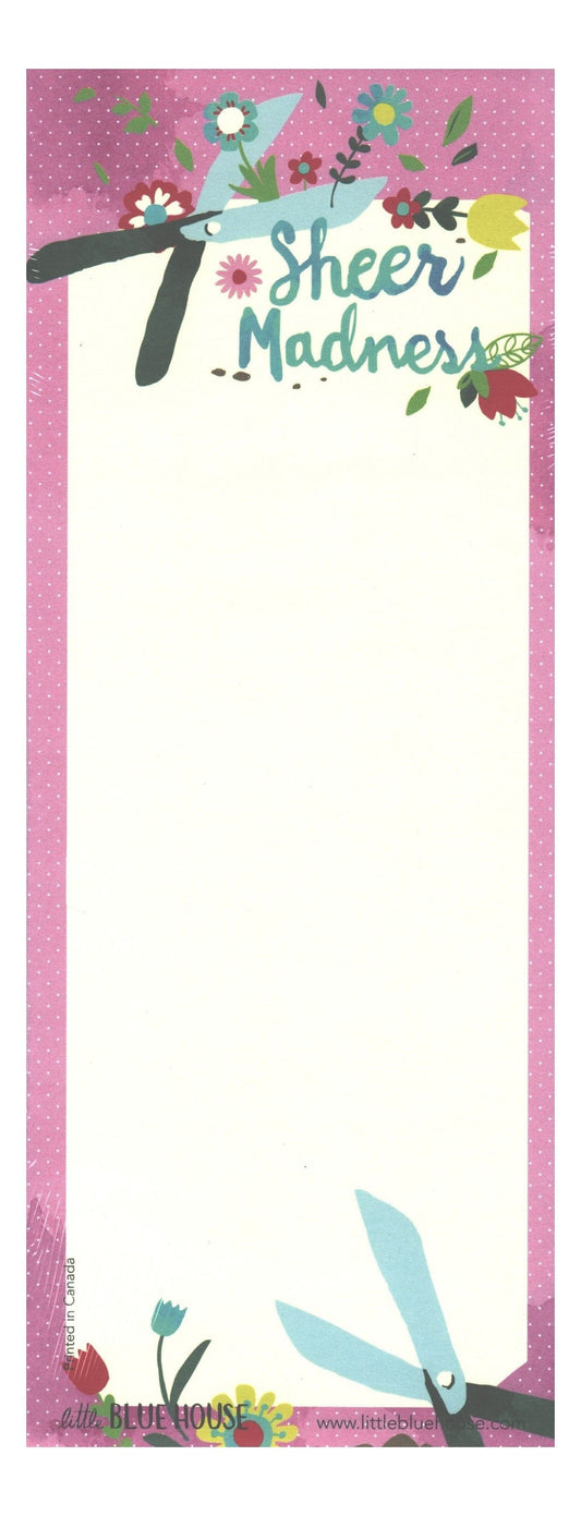 Hatley Magnetic List Pad - Sheer Madness - Shelburne Country Store