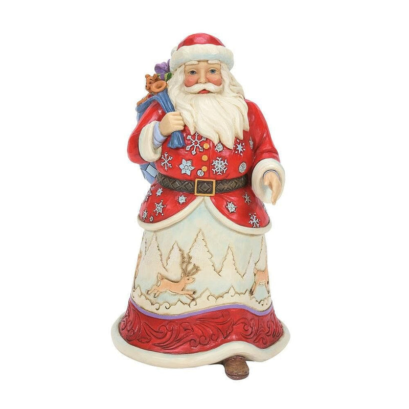Santa with Bag Over Shoulder - Shelburne Country Store
