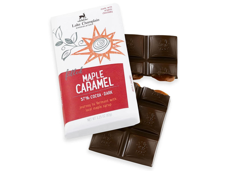 Lake Champlain Chocolates - Maple Caramel Dark Chocolate Bar - Shelburne Country Store