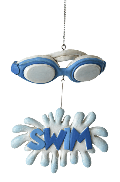 4 Inch Swim Goggles Swimming Christmas Ornament - Shelburne Country Store