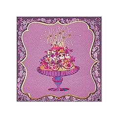Cake with Sparkling Candles Birthday Card - Shelburne Country Store