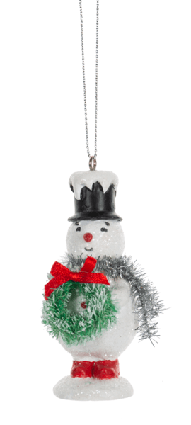 Snowman Ornament - Wreath - Shelburne Country Store