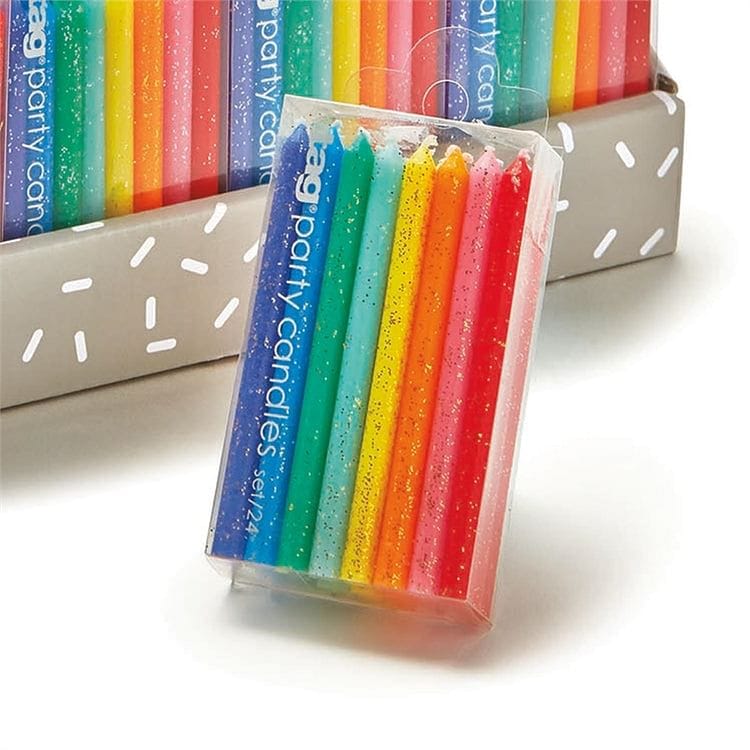 Short Multicolored Birthday Candles - Shelburne Country Store