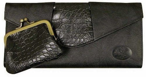 Buxton Elongated Clutch Black - Shelburne Country Store