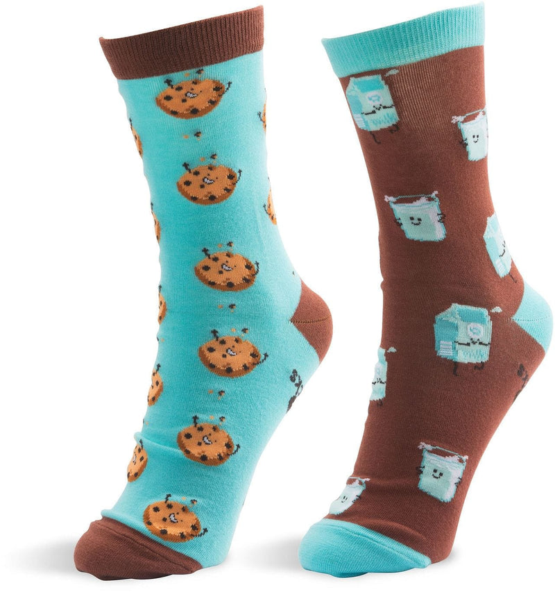 Milk and Cookies Mismatched Socks - - Shelburne Country Store