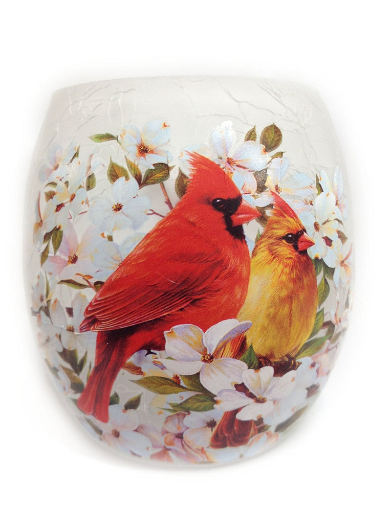 Lighted Jar - Cardinals - - Shelburne Country Store
