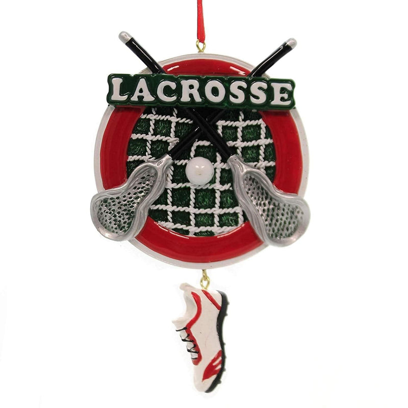 Lacrosse With Shoe Dangle Ornament For Personalization - Shelburne Country Store