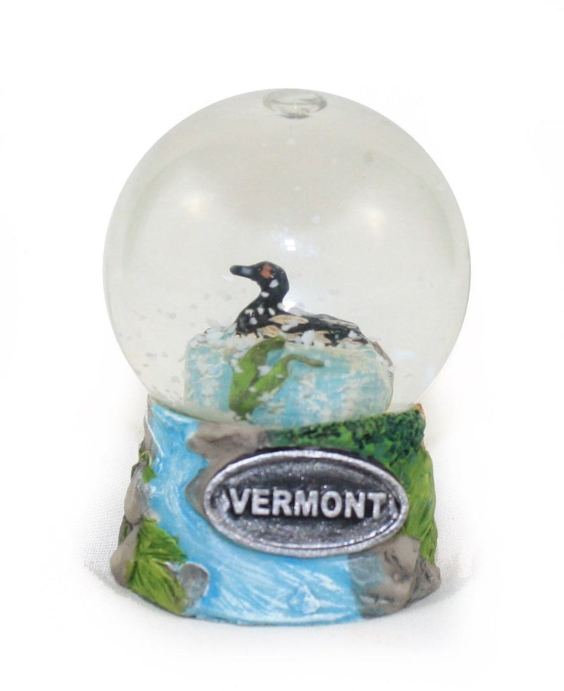 Small Vermont Loon Snowglobe - Shelburne Country Store
