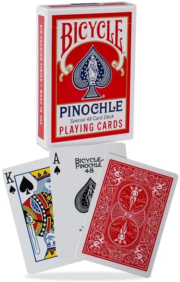 Bicycle Playing Cards Pinochle Game - Red - Shelburne Country Store