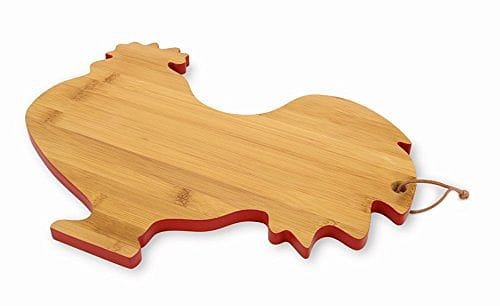 Brownlow Gifts Bamboo Cutting Board, Rooster-Shaped - Shelburne Country Store