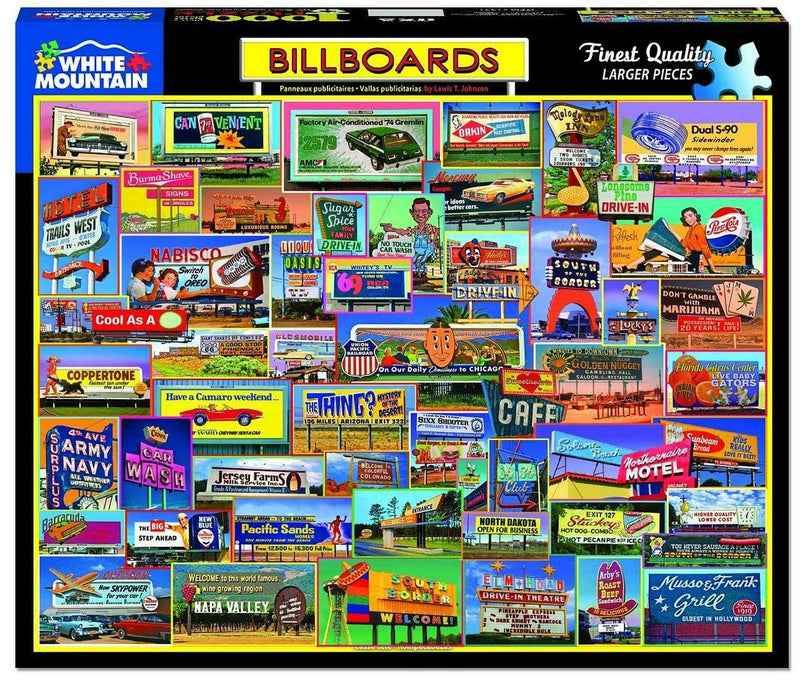 Billboards Puzzle - 1000 Piece - Shelburne Country Store