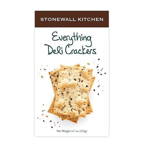 Stonewall Kitchen Everything Deli Crackers - 4.7 oz box - Shelburne Country Store