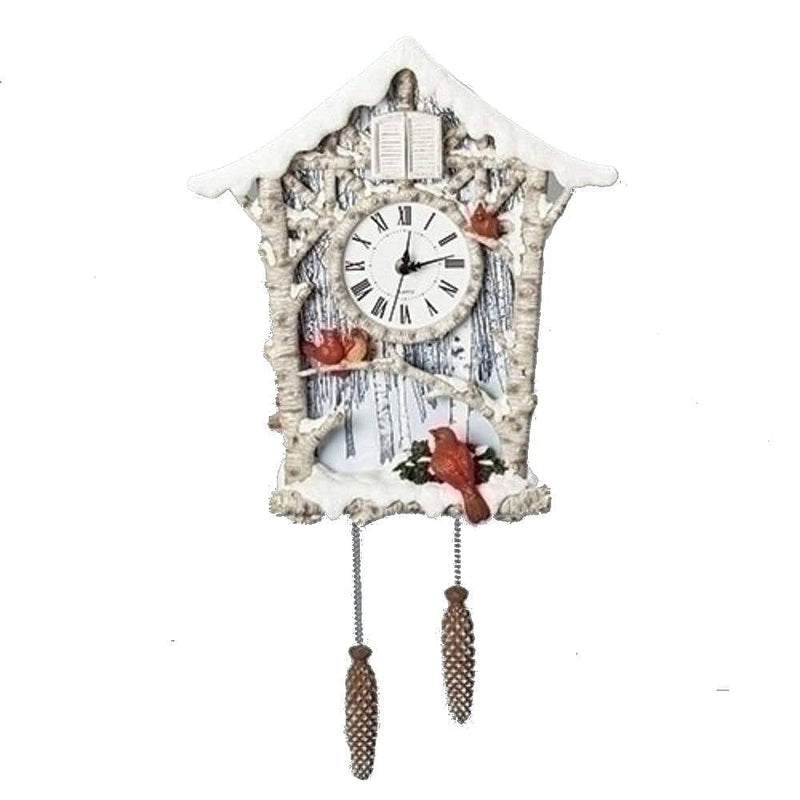 Cardinal Cuckoo Clock with LED and Sound - Shelburne Country Store
