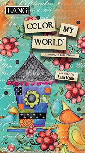 2019 Color My World 2 Year Planner - The Country Christmas Loft