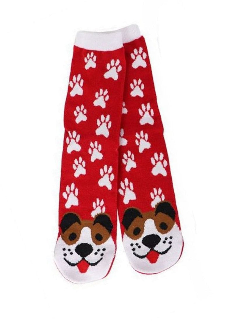 Puppy Dog Pawprint Socks - - Shelburne Country Store